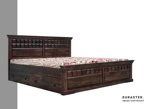 Duraster Gangaur Solid Wood Storage Bed #4