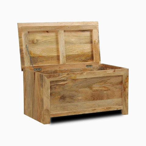 Duraster Misa Solid Mango wood Storage Trunk #3