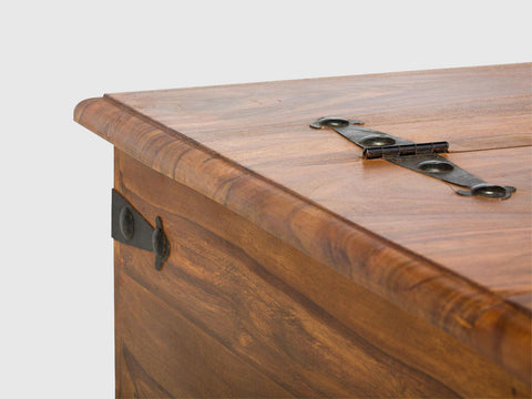 Duraster Vismit Solid Sheesham wood Storage Trunk / Coffee Table #7