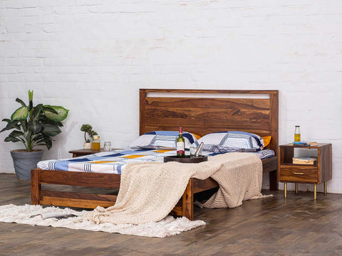 Duraster Amber Sheesham Wood Bed