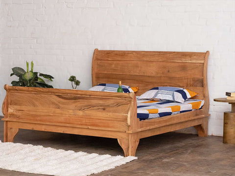 Duraster Nature Acacia Wood King Size Bed