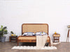 Duraster El Monte Solid Wood Rattan Bed