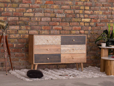 Duraster Ajenta Solid Mango Wood Chest of Drawers #6