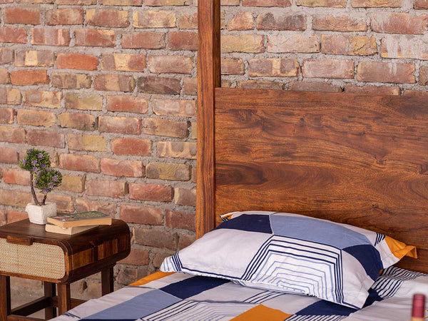 Duraster Amber Sheesham Wood Poster Bed