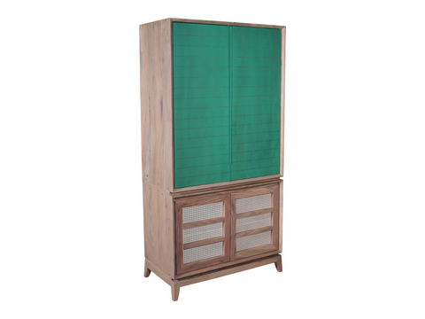 Duraster Elementary Acacia Wooden Wardrobe #3