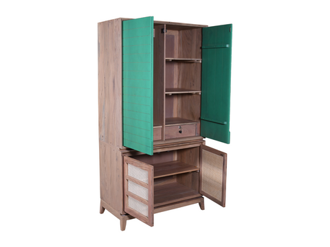 Duraster Elementary Acacia Wooden Wardrobe #3