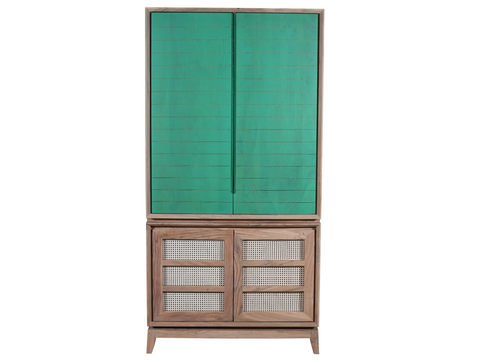 Duraster Elementary Acacia Wooden Wardrobe #3
