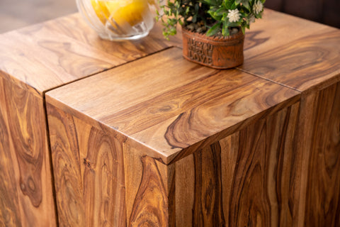 Duraster Hawkin Sheesham Wood Set of Coffee Table #4