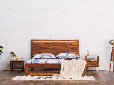 Duraster Amber Sheesham Wood Bed