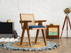Duraster Hawkin Solid Wood Modern Cane Armchair #5