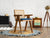 Hawkin Solid Wood Modern Cane Armchair #5