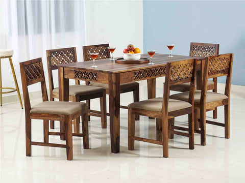 Elementary Dining Table Set 6 Seater # 2