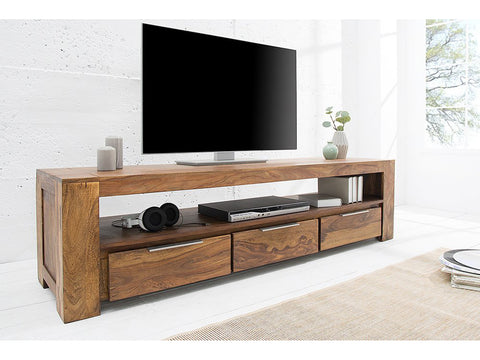 Sheesahm Wood TV Unit Cabinet