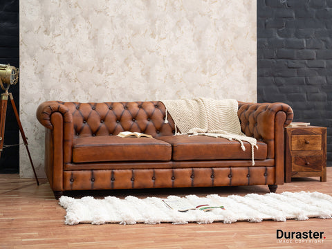 Chesterfield Traditional Three Seater Sofas #8