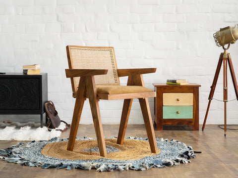 Duraster Hawkin Solid Wood Cane Armchair #4