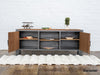 Recycled Wood TV Unit Cabinet 