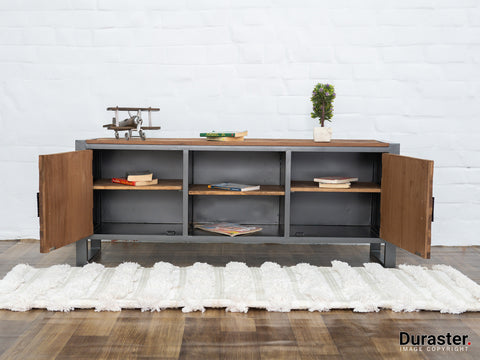Recycled Wood TV Unit Cabinet 
