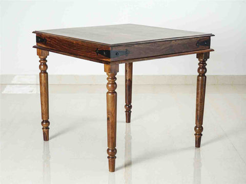 Sheesham Wood Dining Table Set 4 Seater