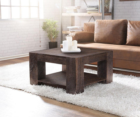 Elementary Stylish Acacia Coffee Table #6 - Duraster 