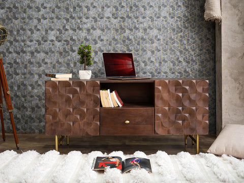 Mango Wood TV Unit
