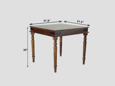 Sheesham Wood Dining Table Set 4 Seater