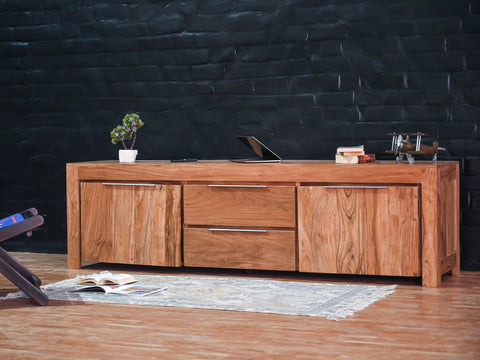 Acacia Wood TV Unit