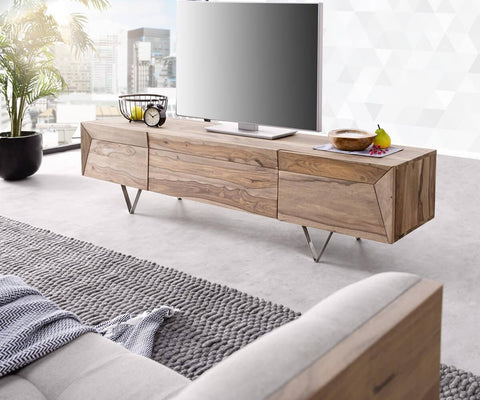Elementary Modern Sheesham TV Unit #1 - Duraster 