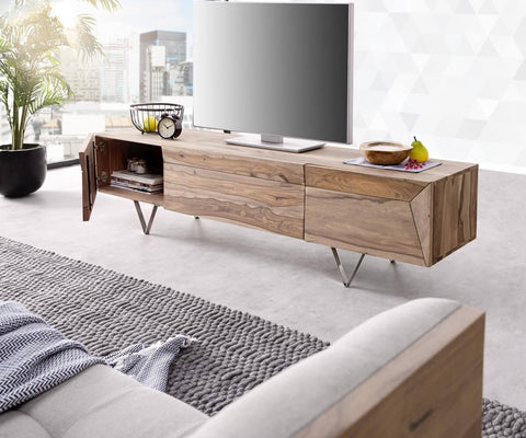 Elementary Modern Sheesham TV Unit #1 - Duraster 