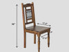 Sheesham Wood Dining Table Set 4 Seater