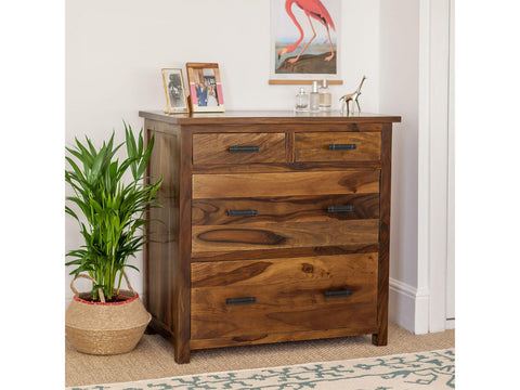 Sheesham Wood Chest of Drawers 