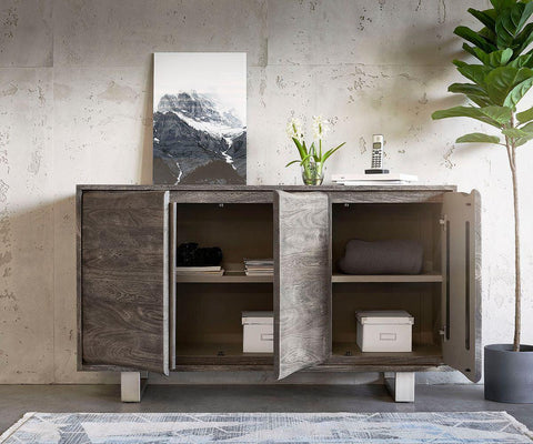 Eternal Modern Acacia Sideboard Cabinet #6 - Duraster 