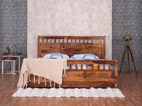 Duraster Amber Wooden Bed with Storage #1