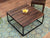 Gangaur Solid Wood Coffee Table with Black Iron Frame #3