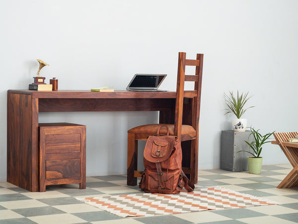Duraster Ummed Solid Sheesham woodStudy Desk with Storage #2
