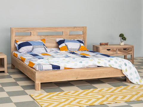 Novo Premium Solid Sheesham wood Elegant King Size Bed #1