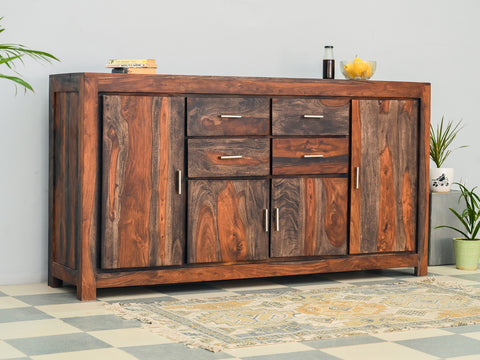 Duraster Marvel Modern Solid Wood Sideboard #5