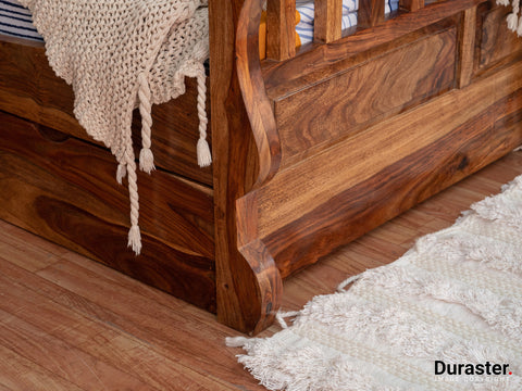 Duraster Amber Wooden Bed with Storage #1