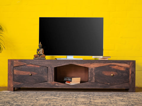 Marvel Solid Wood TV Unit Cabinet #7