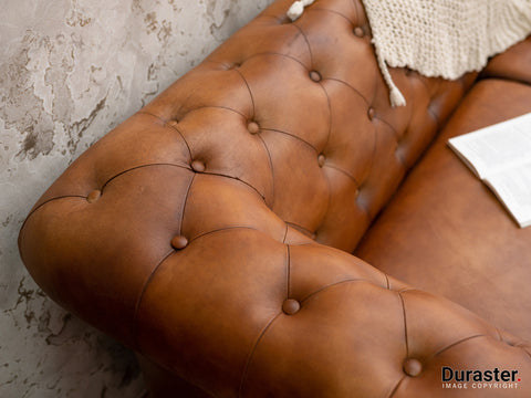Duraster Chesterfield Traditional Three Seater Sofas #7