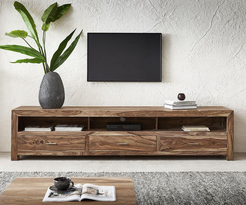 Elementary Modern Sheesham TV Unit #4 - Duraster 