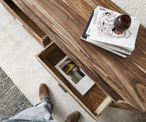 Elementary Modern Sheesham TV Unit #4 - Duraster 