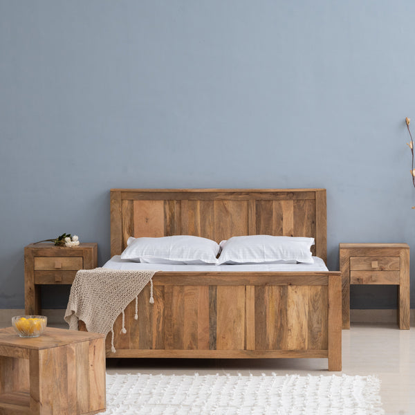 Misa Mango Wood King Size Bed