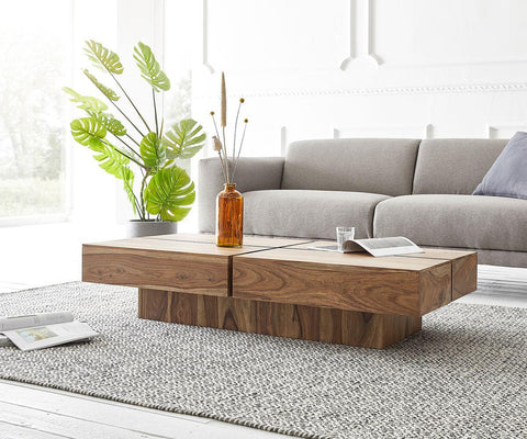 Elementary New Age Sheesham Coffee Table #1 - Duraster 