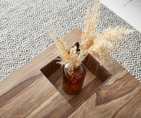 Elementary Solid Sheesham Coffee Table #12 - Duraster 