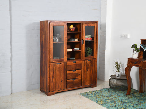 Duraster Ummed Solid Sheesham Wood Cabinet