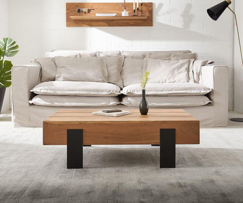 Elementary Stylish Acacia Coffee Table #7 - Duraster 