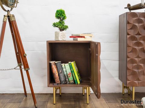Duraster El Monte Mango Wood Bedside Table #1