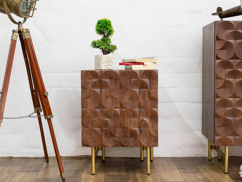 Duraster El Monte Mango Wood Bedside Table #1
