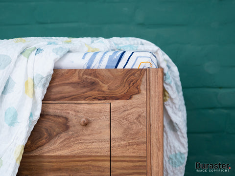 Hawkin Solid Wood Diwan Bed with Storage #1