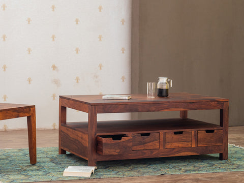 Ummed Modern Sheesham wood Coffee Table#3